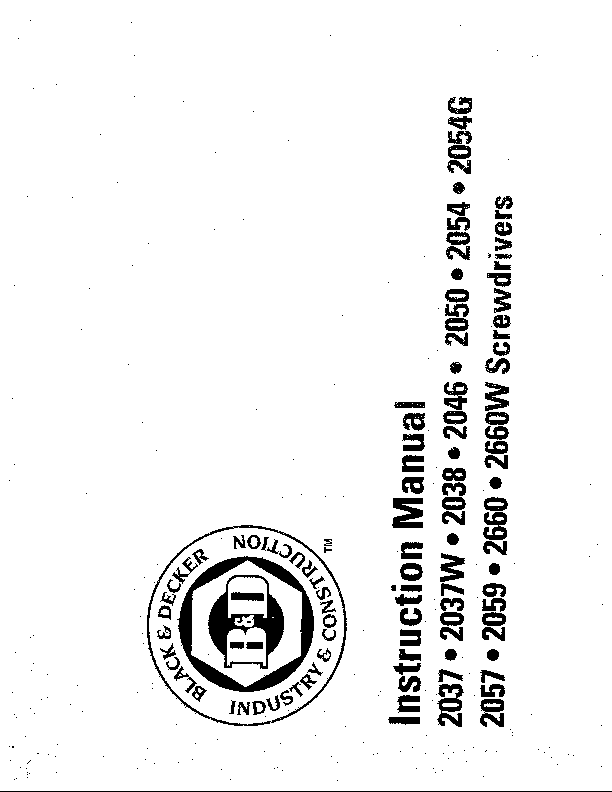 Default 2 Diagram and Parts List for B2660 Type 100 Black and Decker Electric Drill